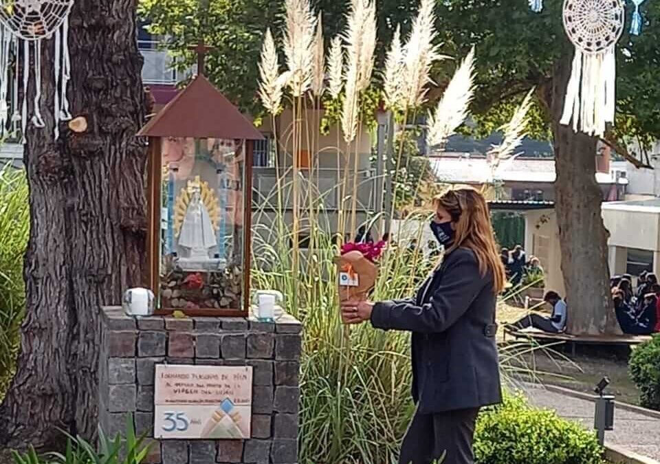 Inauguración de la Gruta a la Virgen de Luján