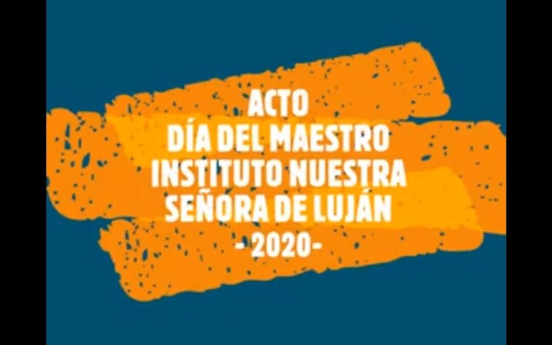 ¡Feliz Día del Maestro!